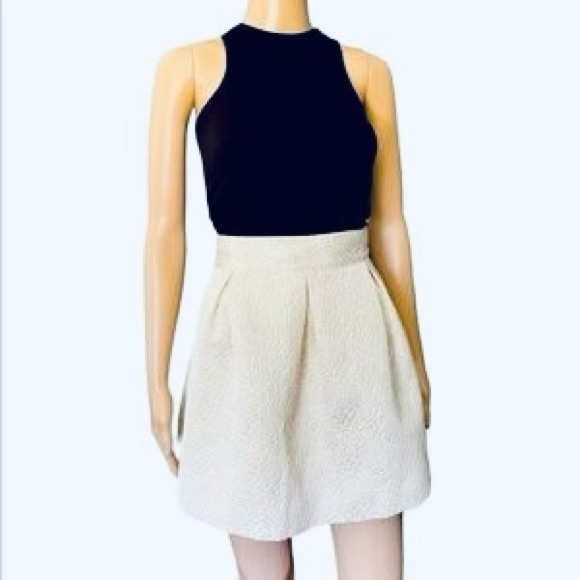 Ralph Lauren Black & Cream Damask Dress NWT - Picture 1 of 15